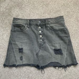 Free people jean skirt